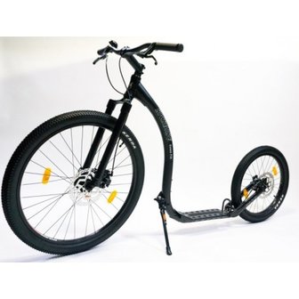 Kickbike Cross zwart vaste voorvork