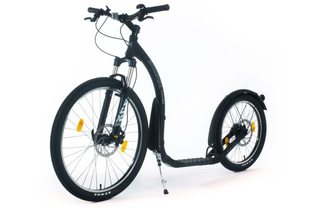 Kickbike Cross Max HD20+ hondenstep Mat zwart